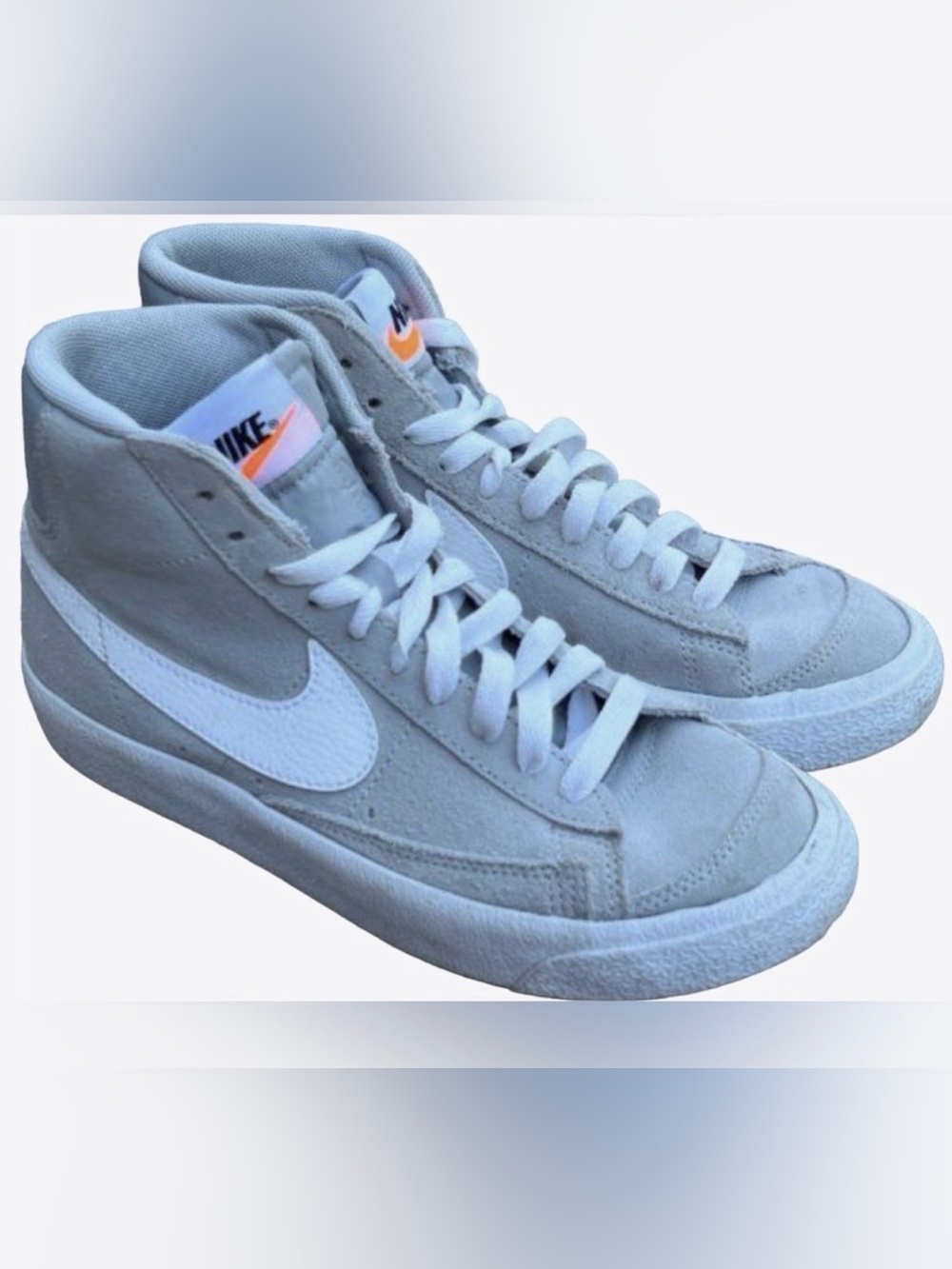 Nike Blazer Mid’77 Wolf Grey Suede Shoes Sneakers DD3237 Youth 4Y Women’s 5.5